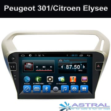 2 Din Car Dvd Navigator Peugeot 301 Bluetooth OBD Radio GPS